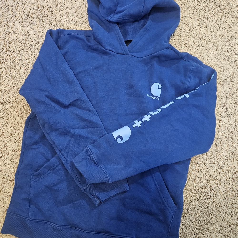 Carhartt Boy's Navy Hoodie